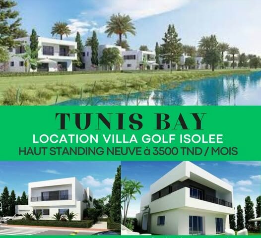 résidence golf tunis bay située dans le port financier de tunis