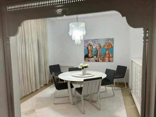 Cap Gammarth beau duplex rénové vue sur la marina la Méditerranée et les yachts