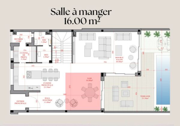 Gammarth villa neuve et moderne haut de gamme à vendre