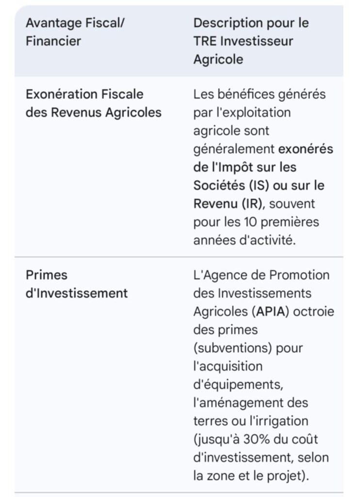 Tout tunisien résident à l'étranger désireux de créer un projet économique peut bénéficier de : La Franchise totale des droits et taxes dus à l'importation