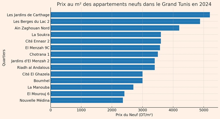immobilier banlieue nord de tunis