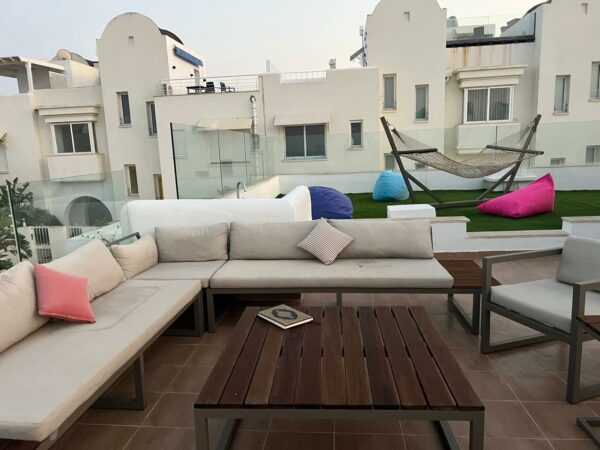 A louer sur Cap Gammarth Marina duplex haut de gamme chambres vue mer et marina