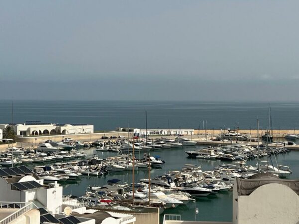A louer sur Cap Gammarth Marina duplex haut de gamme chambres vue mer et marina