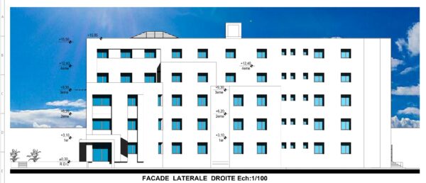 Ariana cité el Ghazela grand immeuble bureautique neuf à louer