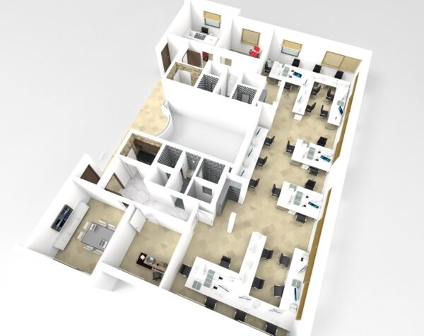 Ariana cité el Ghazela grand immeuble bureautique neuf à louer