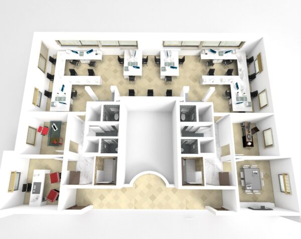 Ariana cité el Ghazela grand immeuble bureautique neuf à louer