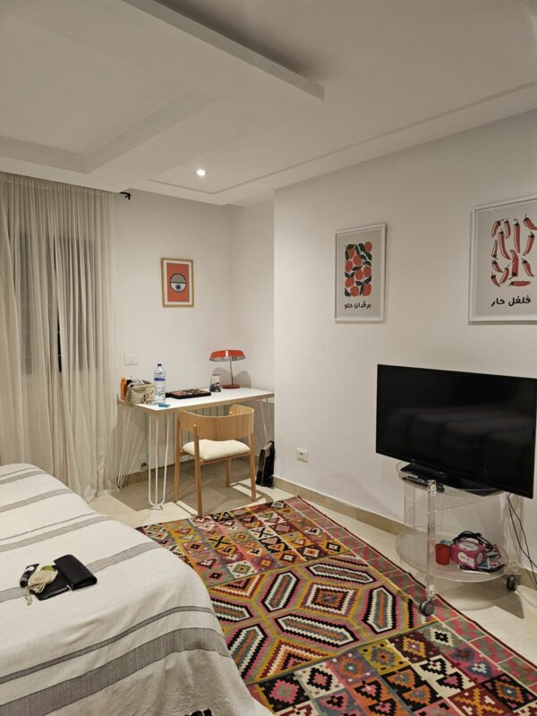 Joli S+2 meublé sur La Marsa