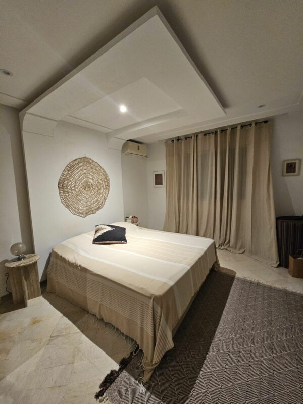 Joli S+2 meublé sur La Marsa