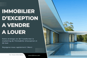 Confiez-nous vos biens immobiliers d'exception