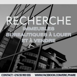 Recherche tous types d'immeubles de bureaux à vendre et à louer